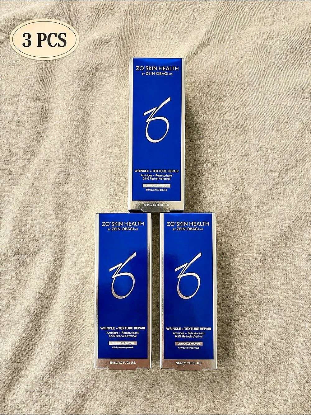 ZO Skin Health Wrinkle + Texture Repair 3-Piece Skincare Set